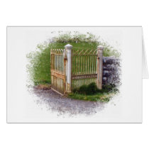 Parochial House Gate Card cards