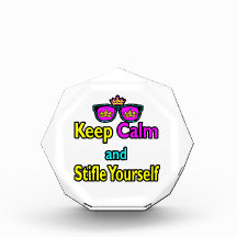 Parody Hipster  Keep Calm And Stifle Yourself Award
