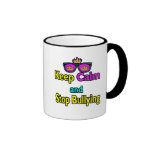 Parody Hipster  Keep Calm And Stop Bullying Mugs