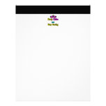 Parody Hipster Keep Calm And Stop Staring Letterhead
