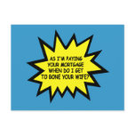 Parody slogan anti Obama Postcard