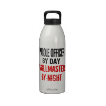 Parole Officer Grillmaster Water Bottle