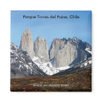 Parque Torres del Paine, Chile magnets by lshickzazzle Parque Torres del Paine, Chile magnets