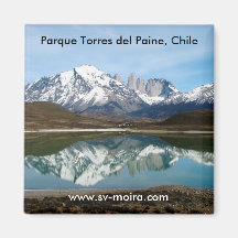 Parque Torres del Paine, Chile Refrigerator Magnet