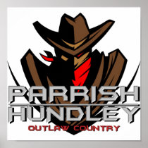 Parrish-Hundley Outlaw Country Poster
