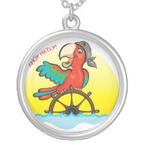 Parrot Ahoy Matey Nautical Necklace