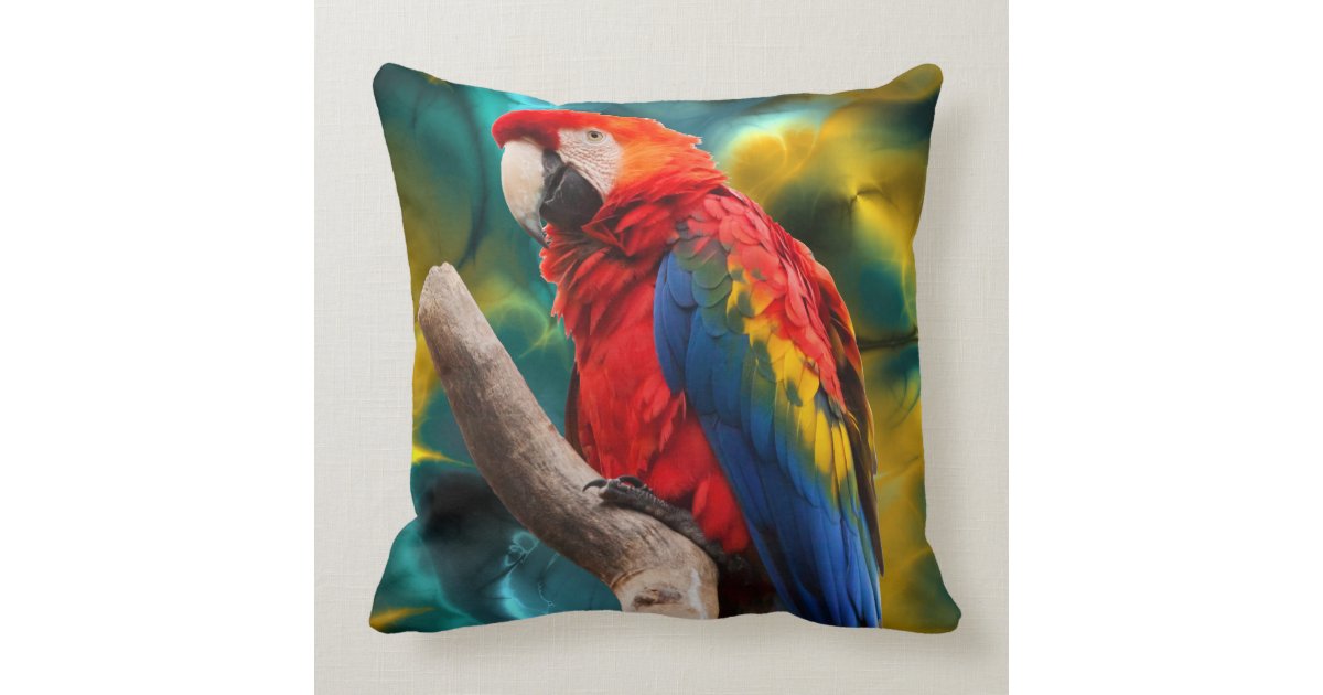 Parrot Art 1 Pillows Zazzle