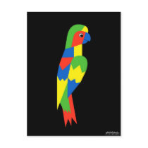 Parrot - Art Gallery Selection postcards by lonvig Parrot - Art Gallery Selection postcards