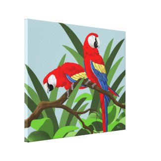 Parrot Art Prints Canvas Prints