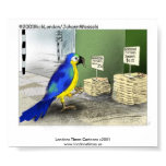 Parrot Bathroom Fixtures Poster