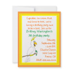 Parrot Birthday Invitation