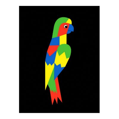 Parrot - Dark Posters by lonvig