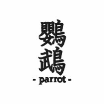 Parrot embroidered shirts