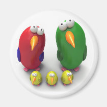 Parrot family MAGNET magnets