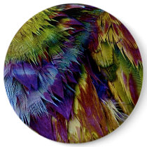 Parrot Feathers buttons by LadyVENUS Parrot Feathers buttons