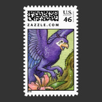 Parrot gryphon stamp stamps