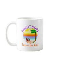 Parrot Heads Saving The Gulf from BP oil Mugs