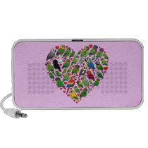 Parrot Heart speakers