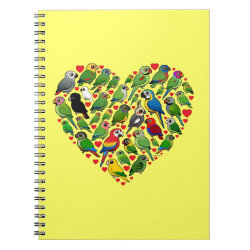 Parrot Heart Photo Notebook (6.5