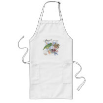 parrot in a chef hat! aprons