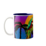 Parrot in flight Mug