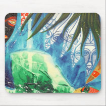 PARROT IN PARADISE DETAIL 6 mousepads