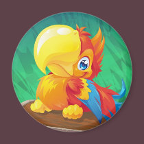 Parrot magnets by Fany001 Parrot magnets