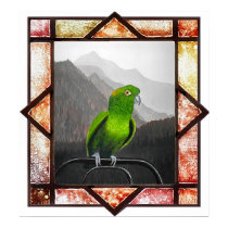 Parrot Mountain Print