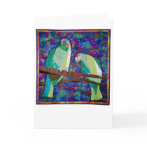 Parrot Quilt Card