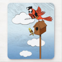 Parrot see, parrot do mousepad