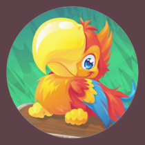 Parrot stickers by Fany001 Parrot stickers