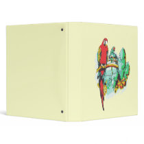 Parrot Trio 3 Ring Binders