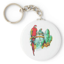 Parrot Trio Key Chain