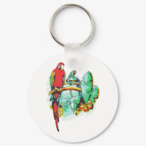 Parrot Trio keychains