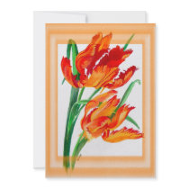 Parrot Tulip with Border Announcements