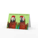 Parrot Valentine Card 004 Parrot Valentine Card 004