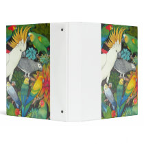 Parrots & Bromeliads Avery Binder