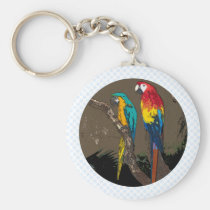 Parrots keychains