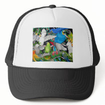 Parrots of the World Mesh Hat