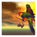 Parrots posters
