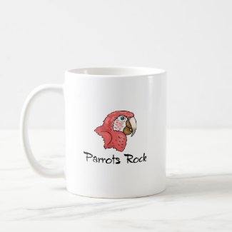Parrots Rock (2) mug