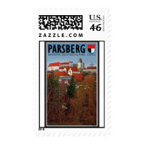 Parsberg - Castle on Hill Postage Stamp