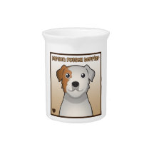 Parson Russell Terrier Cartoon Pitcher
