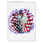 Parson Russell Terrier Patriot Card