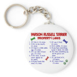 PARSON RUSSELL TERRIER Property Laws 2 Keychains