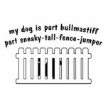 Part Bullmastiff Part Fence-Jumper Photo Cut Out