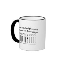 Part Galgo Espanol Part Fence-Jumper Coffee Mug
