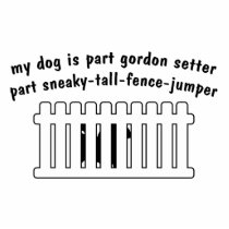 Part Gordon Setter Part Fence-Jumper Photo Sculptures