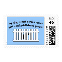 Part Gordon Setter Part Fence-Jumper Postage