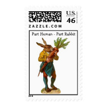 Part Human - Part Rabbit Easter Stamp by MyOtherPlanet Part Human - Part Rabbit Easter Stamp